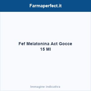 Fef Melatonina Act Gocce 15 Ml