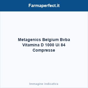 Metagenics Belgium Bvba Vitamina D 1000 Ui 84 Compresse