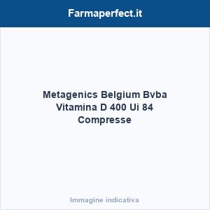 Metagenics Belgium Bvba Vitamina D 400 Ui 84 Compresse