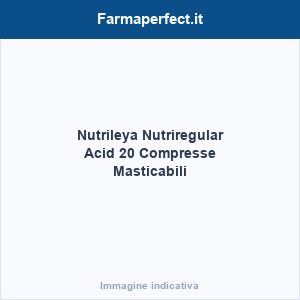 Nutrileya Nutriregular Acid 20 Compresse Masticabili