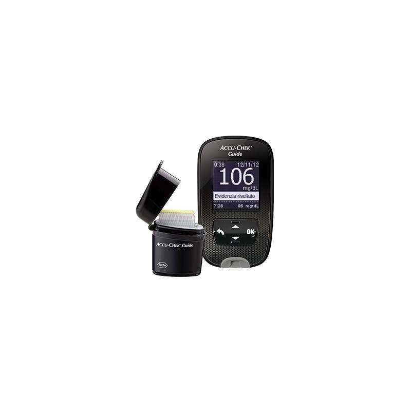 Accu chek Guide Kit Mg dl Glucometro Accu chek Guide Pungidito Fastclix