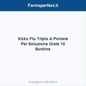 Vicks Flu Tripla A Polvere Per Soluzione Orale 10 Bustine
