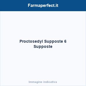 Proctosedyl Supposte 6 Supposte