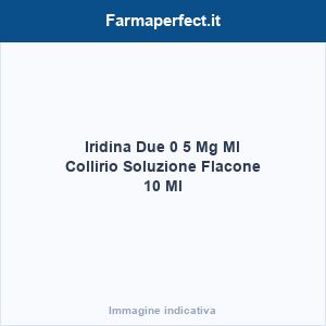 Iridina Due 0,5 Mg/Ml Collirio, Soluzione Flacone 10 Ml