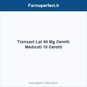 Transact Lat 40 Mg Cerotti Medicati 10 Cerotti