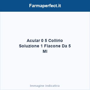 Acular 0,5% Collirio, Soluzione 1 Flacone Da 5 Ml