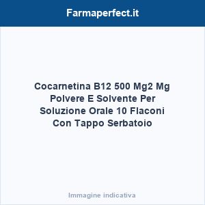 Cocarnetina B12 500 Mg + 2 Mg Polvere E Solvente Per Soluzione Orale 10 Flaconi Con Tappo Serbatoio