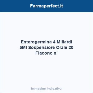 Enterogermina 4 Miliardi 5Ml Sospensiore Orale 20 Flaconcini