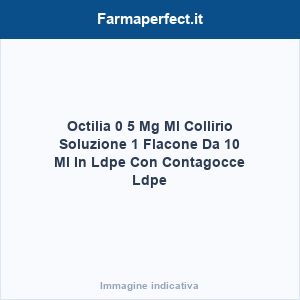 Octilia 0 5 Mg Ml Collirio Soluzione 1 Flacone Da 10 Ml In Ldpe Con Contagocce Ldpe