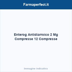 Enterog Antidiarroico 2 Mg Compresse 12 Compresse