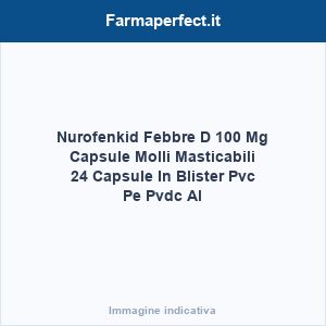 Nurofenkid Febbre D 100 Mg Capsule Molli Masticabili 24 Capsule In Blister Pvc Pe Pvdc Al
