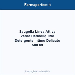 Saugella Linea Attiva Verde Dermoliquido Detergente Intimo Delicato 500 ml